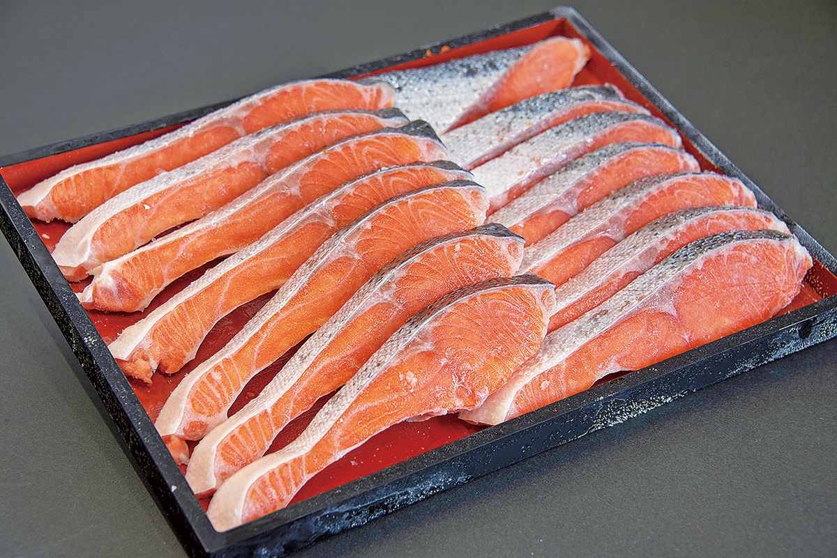 トラウトサーモン一夜干し 小が理商店