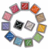 スタンプ台 バーサークラフト ・ ３５色フルセット スタンプ台 [小]  布用 スタンプ