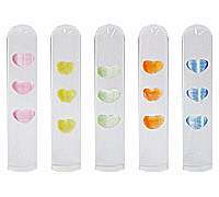 かわいい☆カラー印鑑「クリアーサイン・クリアーハート」 12mm