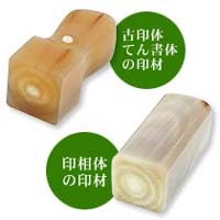 銀行印 認印 会社/法人 角印　オランダ水牛 24mm