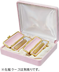 印鑑/個人セット オランダ水牛実印 13.5mm  銀行印 12mm女性用セット 印鑑ケース付き