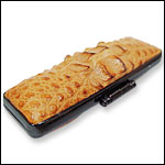 印鑑ケース　高級背ワニ　15ミリ　