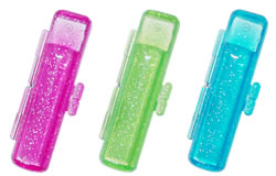 印鑑ケース　スケルトンラメケース　12ミリまでの印鑑が入ります