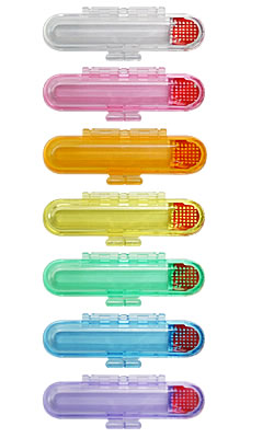 印鑑ケース　クリアケース12ミリまでの印鑑が入ります