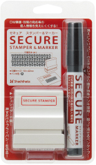 個人情報を見えにくくするスタンパー＆マーカー■セキュアスタンパー1342[小]