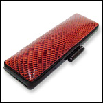 トカゲ黒フチ開運吉相印 15mm　