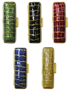 印鑑ケース　パールクロコ　サイズ小　12ミリまでの印鑑が入ります