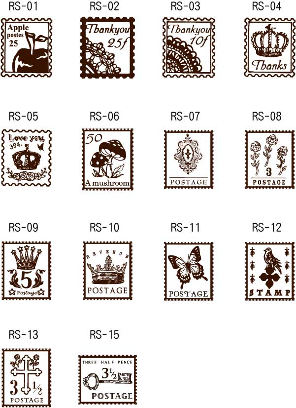 イラストスタンプ/レーススタンプ RSサイズ