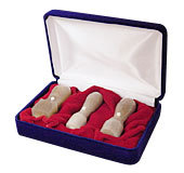 実印18mm・銀行印16.5mm・角印24mmオランダ水牛 3本セット 会社/法人