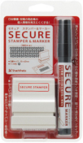 個人情報を見えにくくするスタンパー＆マーカー■セキュアスタンパー1342[小]