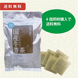 国産ごぼう茶　4個セット　送料無料 【当日発送可】※11時以降のご注文は翌日になります。