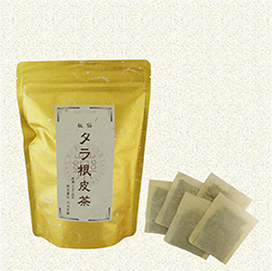 秘伝 タラ根皮茶　1.5g×30袋 5個セット＋1個無料サービス　送料無料【当日発送可】※11時以降のご注文は翌日になります。