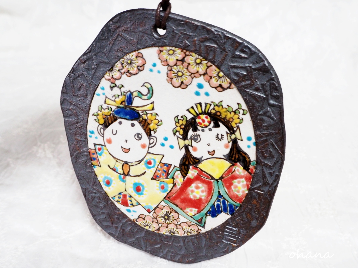 お雛様の壁掛け