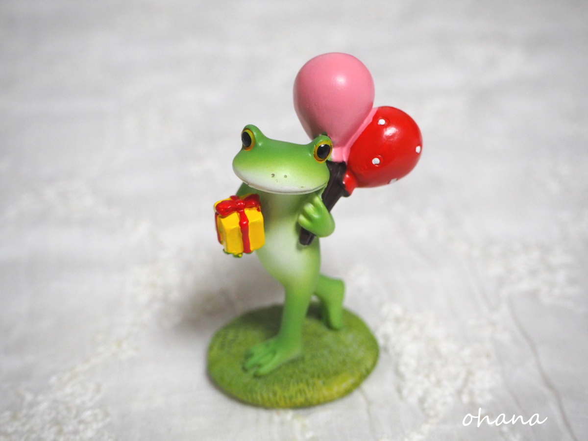 バルーンギフトのカエル