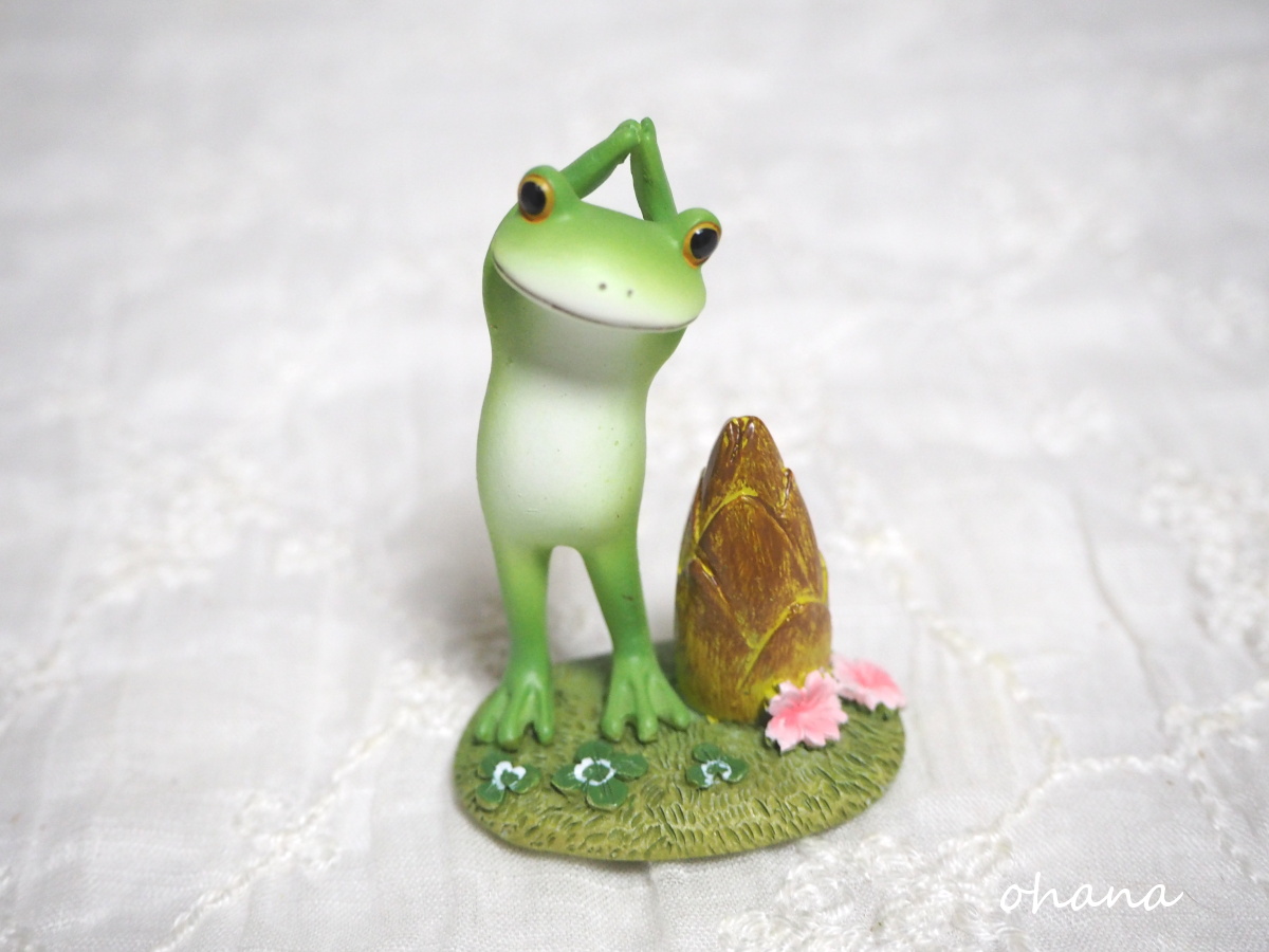 竹の子ニョッキのカエル