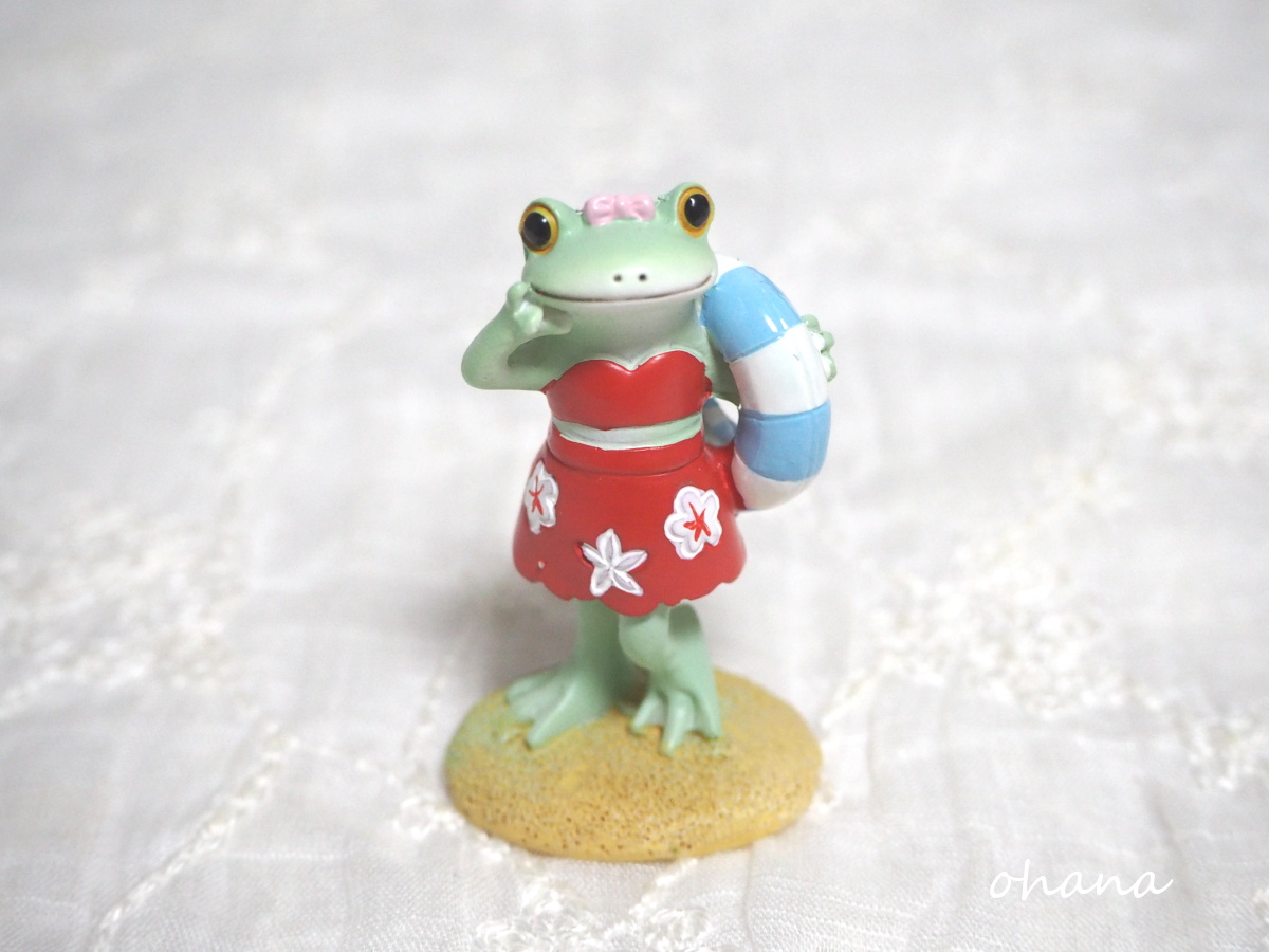 海を満喫するコポミ