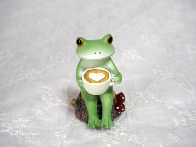 カフェラテどうぞ