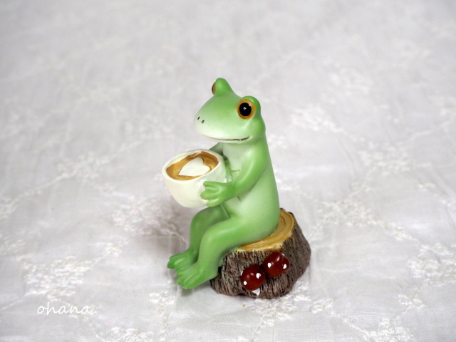 カフェラテどうぞ