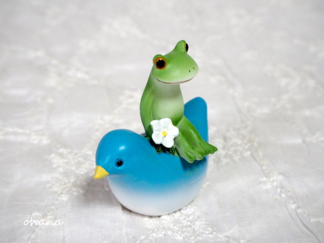 青い鳥とカエル