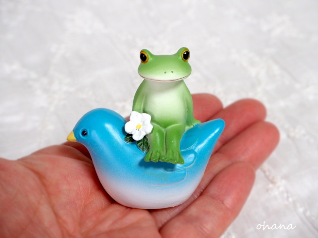 青い鳥とカエル