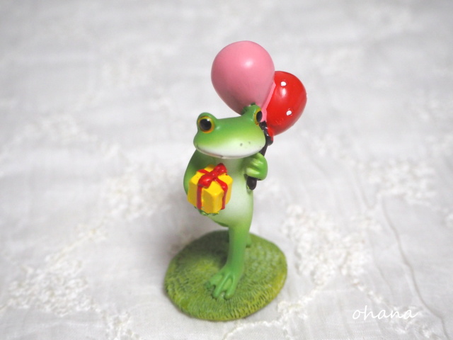 バルーンギフトのカエル