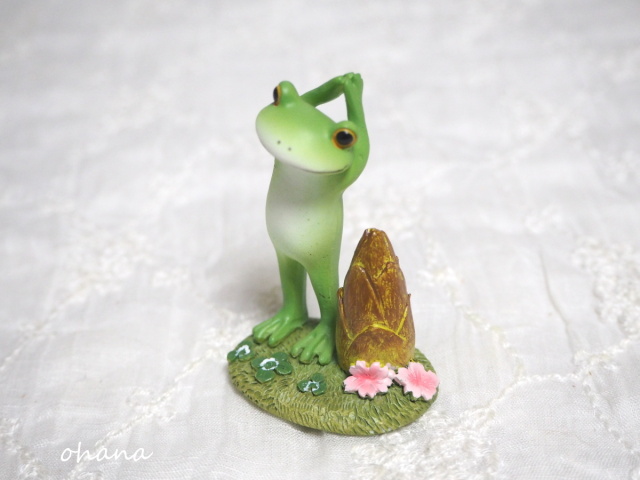 竹の子ニョッキのカエル
