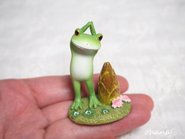 竹の子ニョッキのカエル