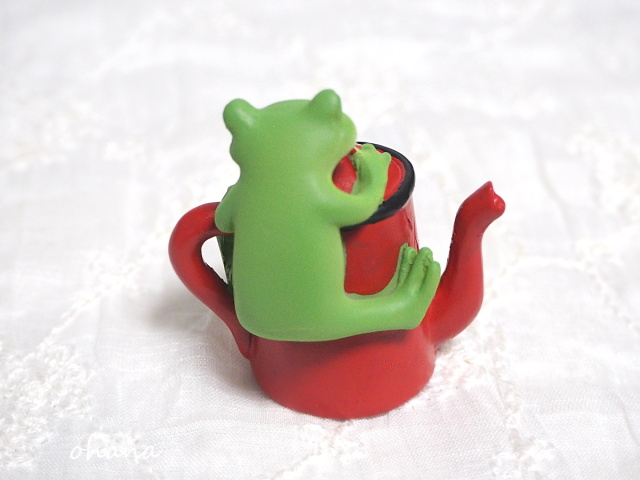 コーヒーポットカエル