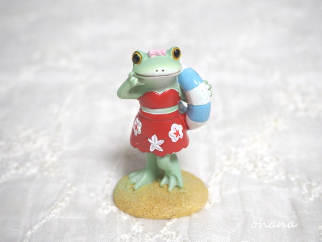 海を満喫するコポミ