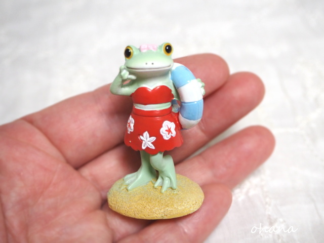 海を満喫するコポミ