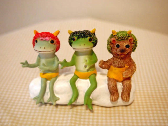 Copeau「雷様になったカエルとクマ」