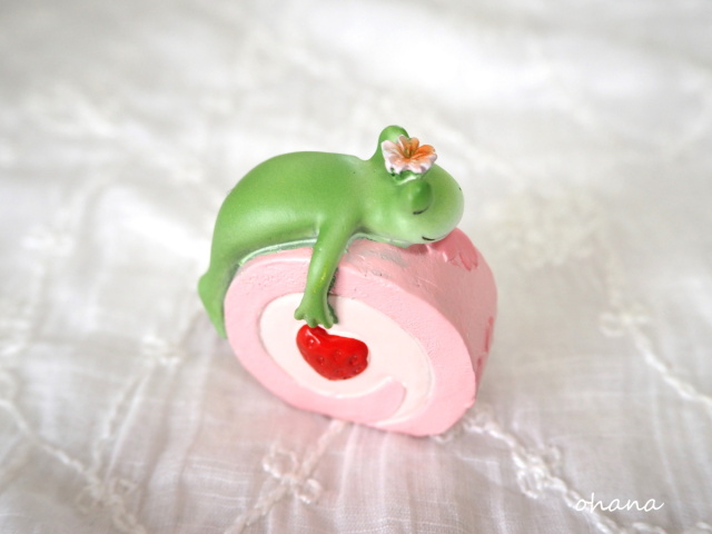 桜のロールケーキ