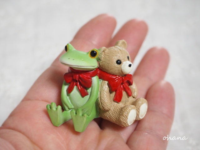 クマさんとお揃いリボン