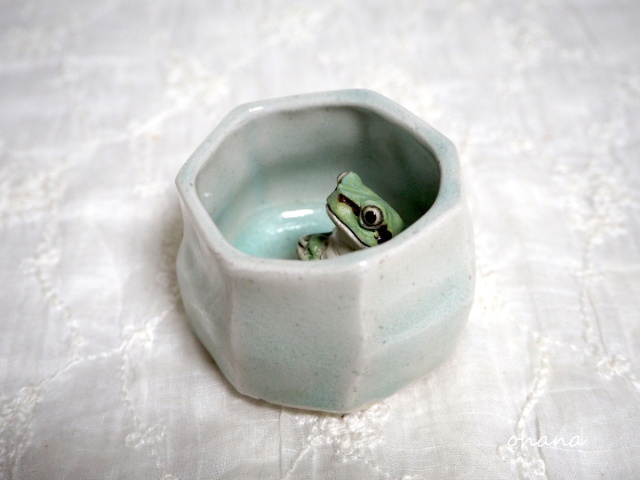 アマガエルのぐいのみ