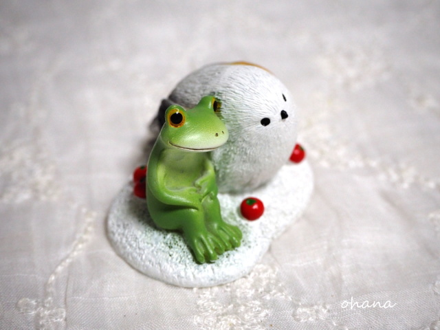 シマエナガと一緒