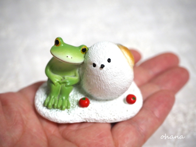 シマエナガと一緒