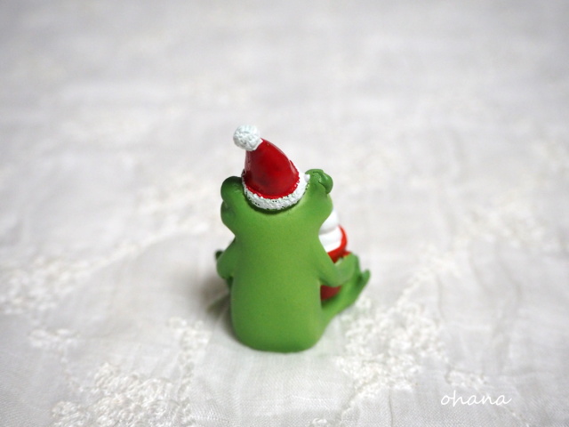 クリスマスココアとカエル