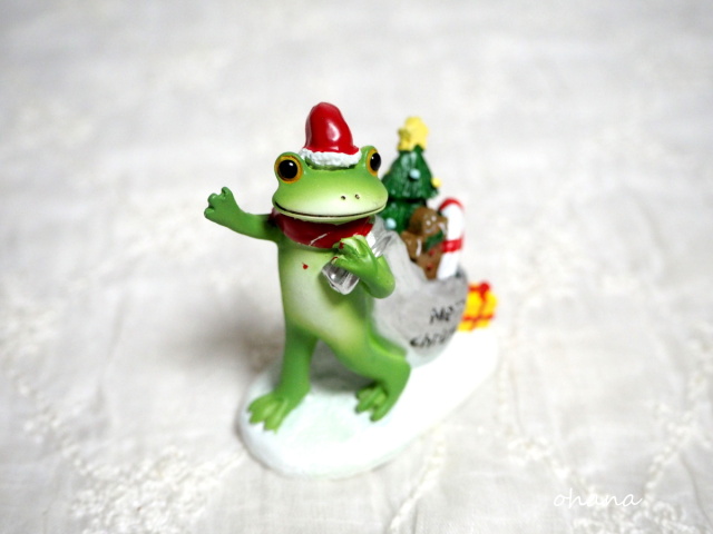 あわてんぼうのカエルサンタ