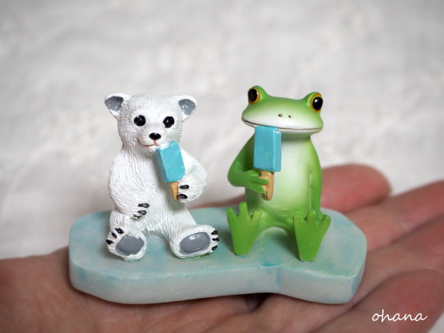 シロクマとアイス