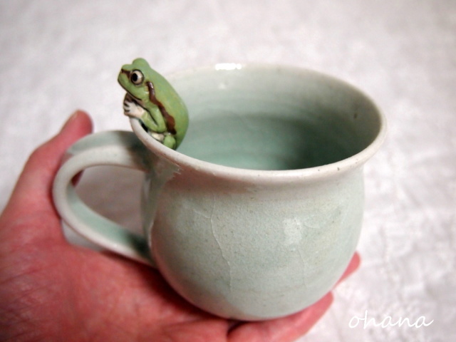 アマガエルのマグカップ