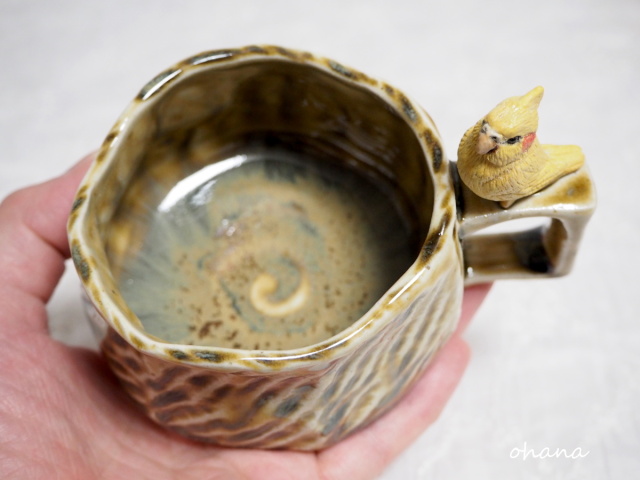 オカメインコのマグカップ