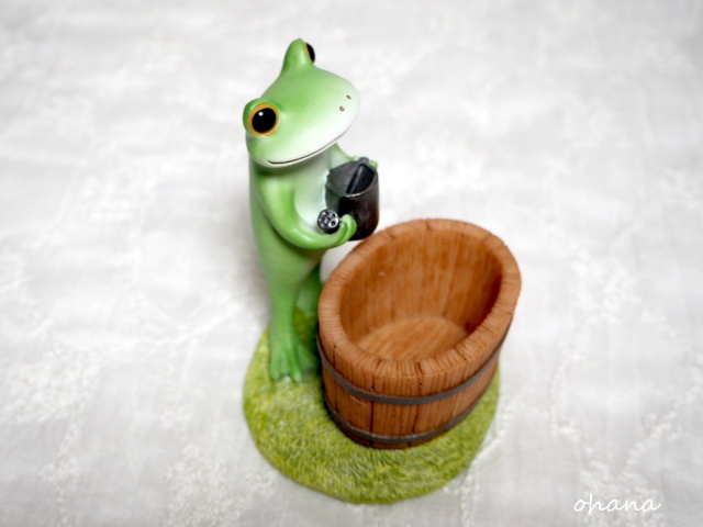 木桶の小物入れ