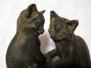 本の上の猫