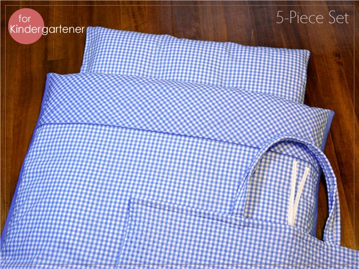 お昼寝布団5点セット【ギンガムチェック】