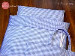 お昼寝布団5点セット【ギンガムチェック】