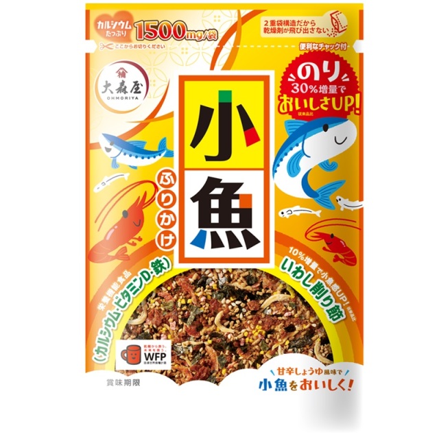 大森屋 栄養機能食品（カルシウム・ビタミンD・鉄）】小魚ふりかけ