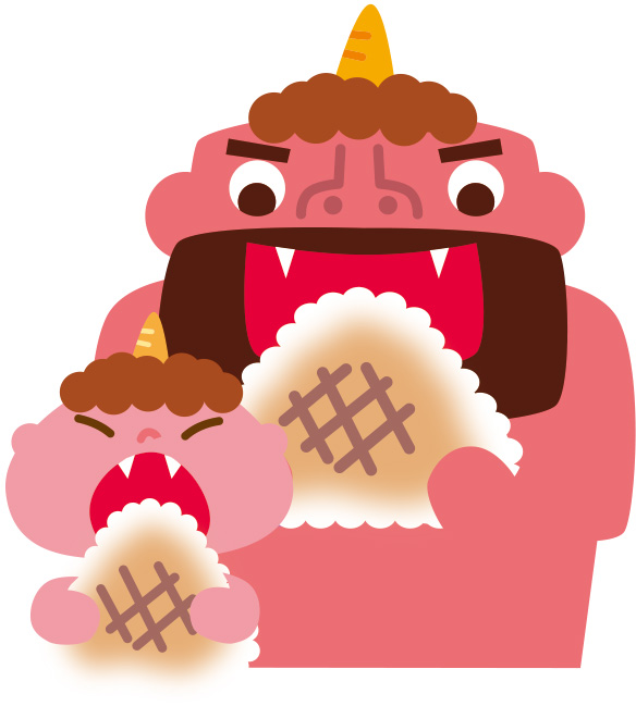 焼きおにカレーキャラクター
