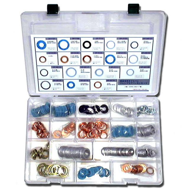 国産車用ドレンパッキン１７種類セット（各10枚入り）