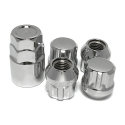 ショート ロックナット 21H/19H兼用 M12×P1.50 全長23mm チップトップ 箱入り LN-X7