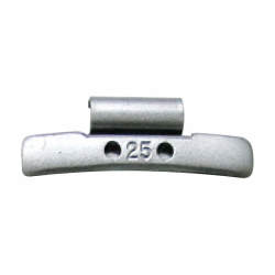 鉄製打ち込みウエイト　三菱純正アルミホイール用　25g(100個入）